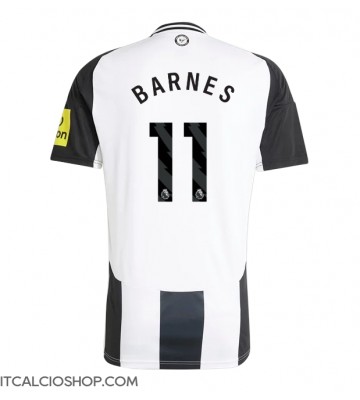 Newcastle United Harvey Barnes #11 Prima Maglia 2024-25 Manica Corta
